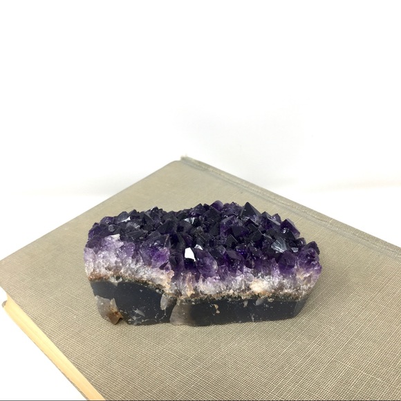 Natural Raw Amethyst Flat Back Rock Chunk Crystal - Picture 13 of 16